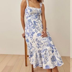 Reformation Bucatini Linen Dress